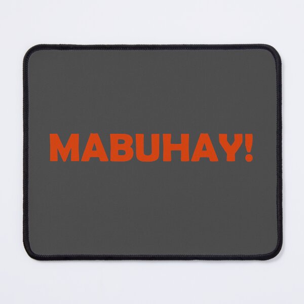 Item preview, Mabuhay! artwork in orange designed and sold by ArKion.
