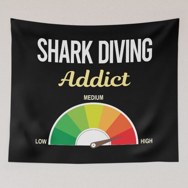Item preview, Addict Shark Diving Diver designed and sold by PriscillaHerna.