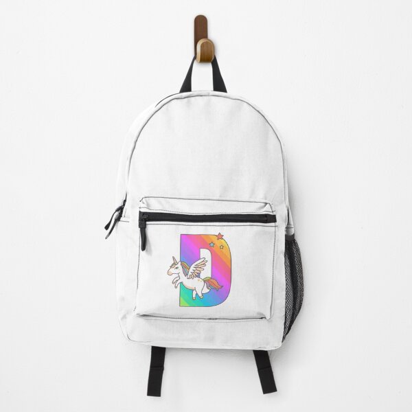 Item preview, Unicorn Monogram Letter D Initial Cute Birthday Gift designed and sold by Delightfully Cynical.