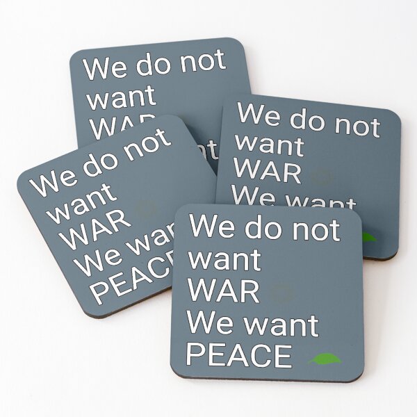 Item preview, We do not want war we want peace  designed and sold by Darkies-store.