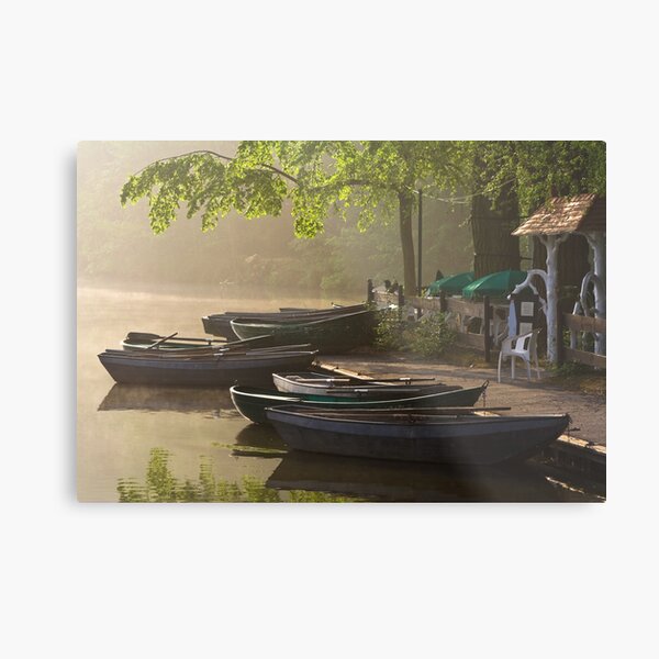 Waterside cafe Metal Print