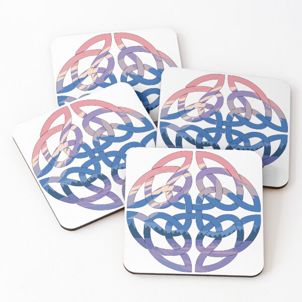 Item preview, Majestic Snow Capped Mountain Reflected Celtic Knot designed and sold by damonasplace.