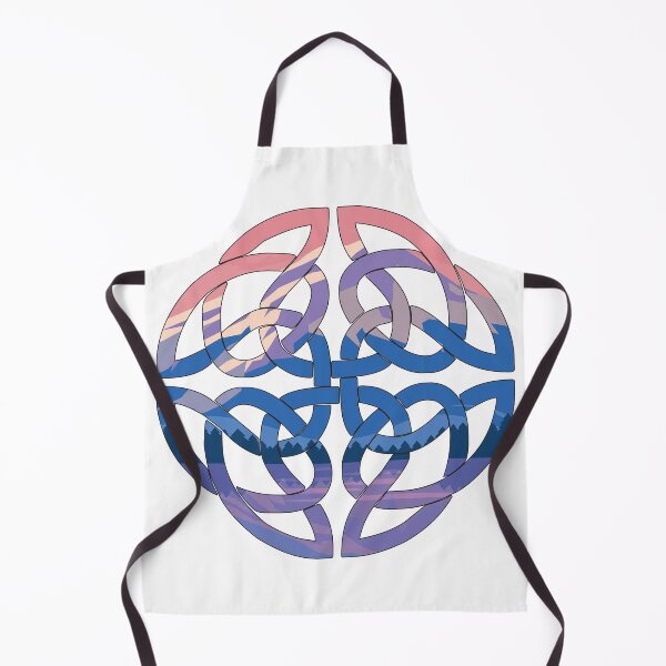 Item preview, Majestic Snow Capped Mountain Reflected Celtic Knot designed and sold by damonasplace.