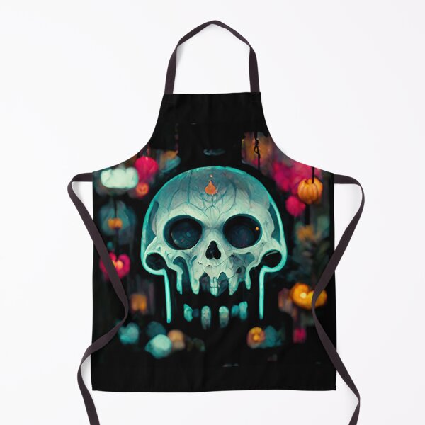 Item preview, Neon Halloween Skull designed and sold by GeekGasmMerch.