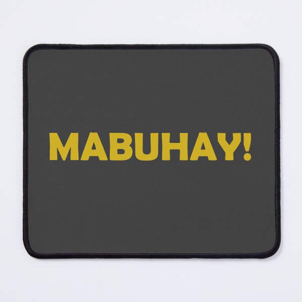 Item preview, Mabuhay! artwork in yellow designed and sold by ArKion.