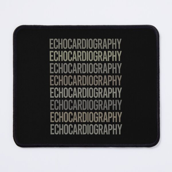 Item preview, Gray Text Art Echocardiography Echocardiographer Echocardiogram Ultrasound designed and sold by TarynBrown3126.