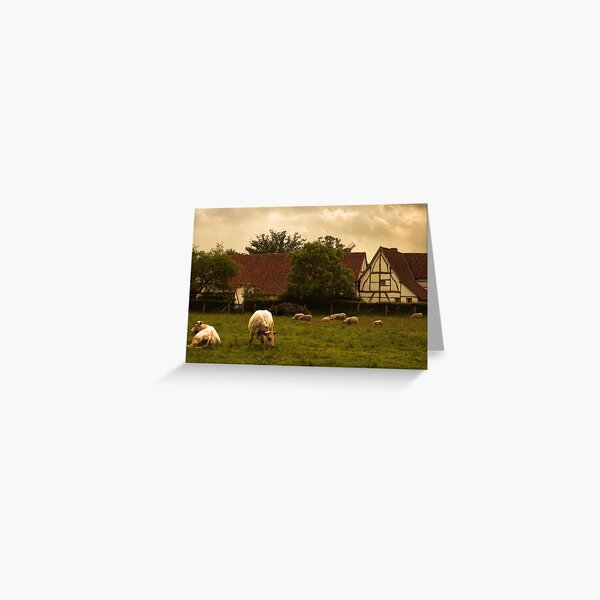 Country scene Greeting Card