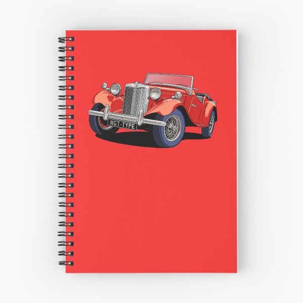 Item preview, MG T-Type Classic British Sports Car in Red designed and sold by Webazoot Industries - Car Art.