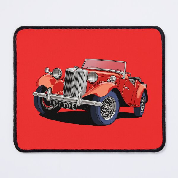 Item preview, MG T-Type Classic British Sports Car in Red designed and sold by Webazoot Industries - Car Art.