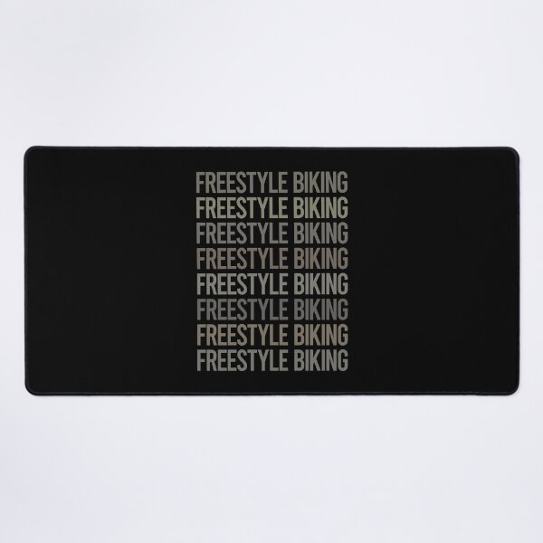 Item preview, Gray Text Art Freestyle Biking designed and sold by TarynBrown3126.
