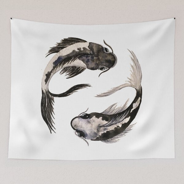 Item preview, Yin Yang Koi designed and sold by laurafinnegan.