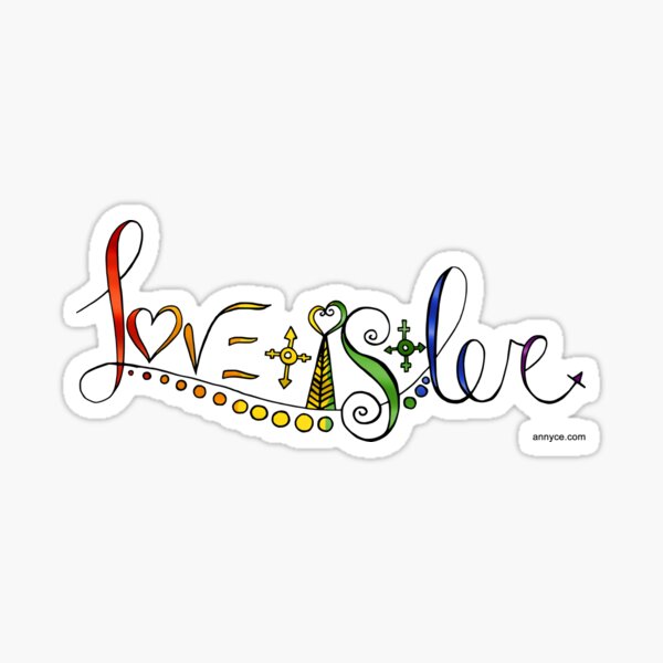 love is love Sticker