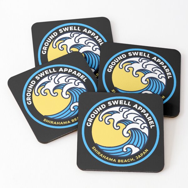 Item preview, Ground Swell Apparel. Shiahama Beach, Japan (Dark) designed and sold by radestilo.
