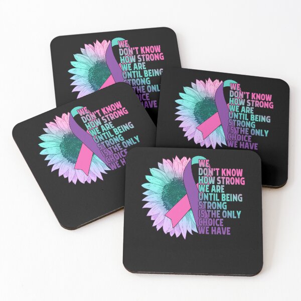Item preview, Thyroid Cancer Awareness  We Dont Know How Strong We Are Until Being Strong Is the Only Choice We Have designed and sold by Scotte-Swiercz.