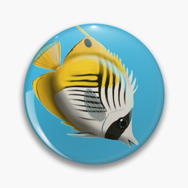Item preview, Threadfin Butterflyfish designed and sold by JeMiChi Art.