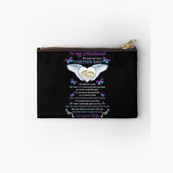 Item preview, To My Husband We Took Our Vows Together Said missing husband in heaven angel designed and sold by elizabethdawnn.