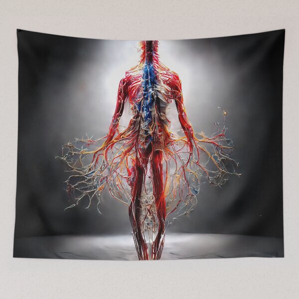 Item preview, vagus nerve art designed and sold by AICustomArt ⭐⭐⭐⭐⭐.