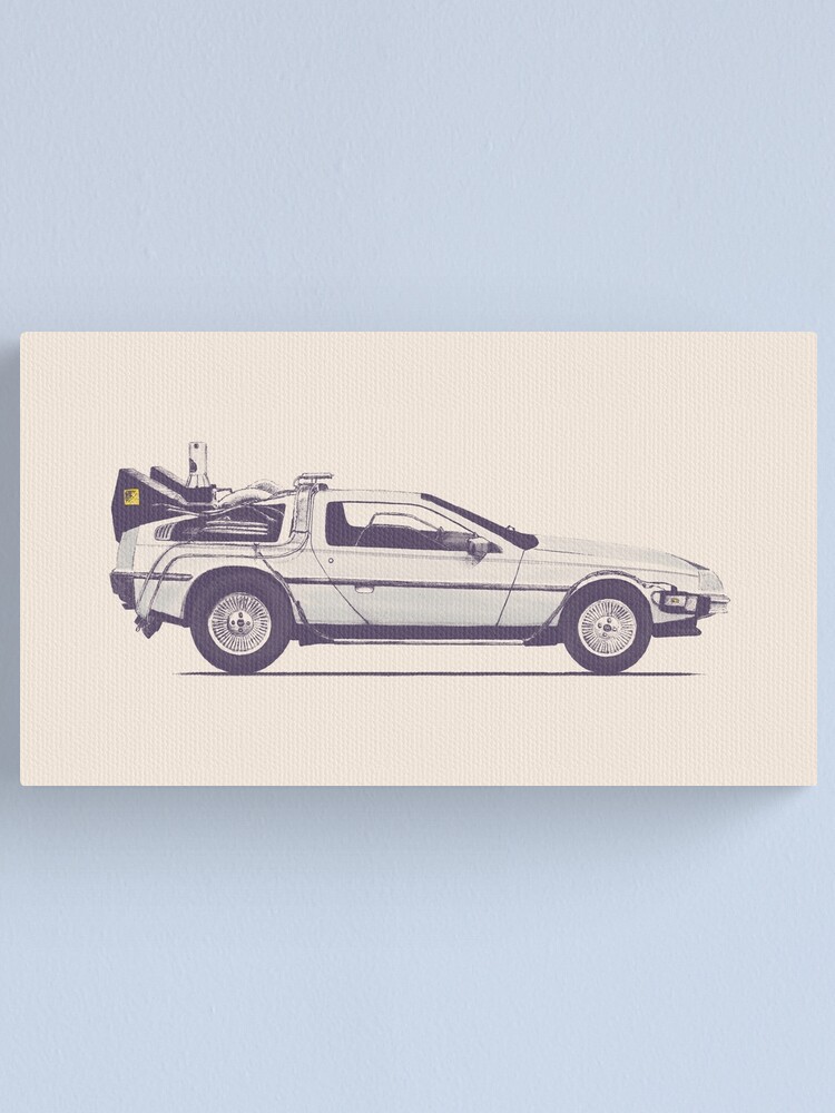 Alternate view of Delorean Canvas Print