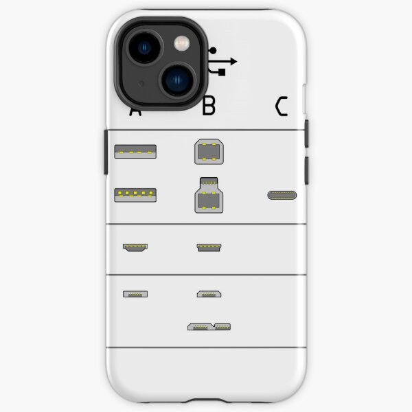 USB Shirt iPhone Tough Case
