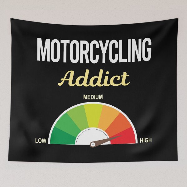 Item preview, Addict Motorcycling Motorcycle Motorbike Motorbiker Biker designed and sold by PriscillaHerna.
