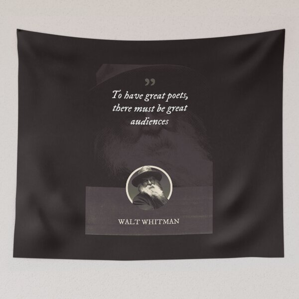 Item preview, Walt Whitman - To have great poets, there must be great audiences designed and sold by Syahrasi.