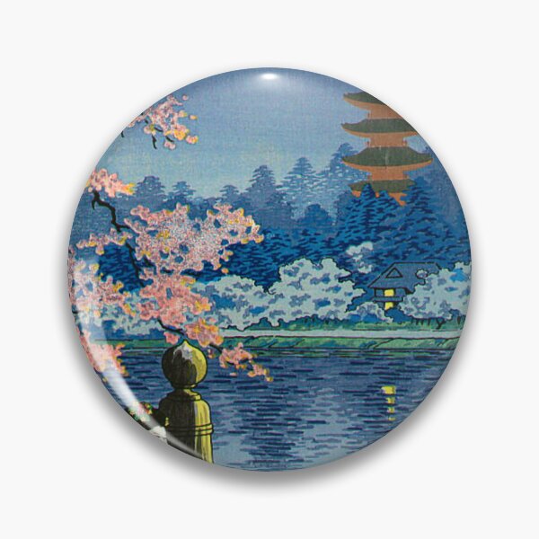 Item preview, Geisha and Cherry Tree, Ueno Park by Tsuchiya Koitsu designed and sold by TeeARTHY.