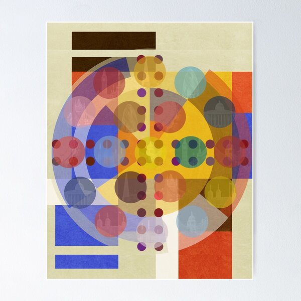 Item preview, Bauhaus London (Hot Spots TWO) designed and sold by Big Fat Arts.