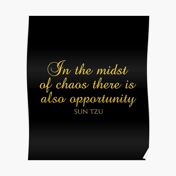 Posters Sur Le Theme Citations Sun Tzu Redbubble