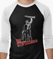 Ash - Evil Dead/Army of Darkness - Boomstick (Updated) Men's Baseball ¾ T-Shirt