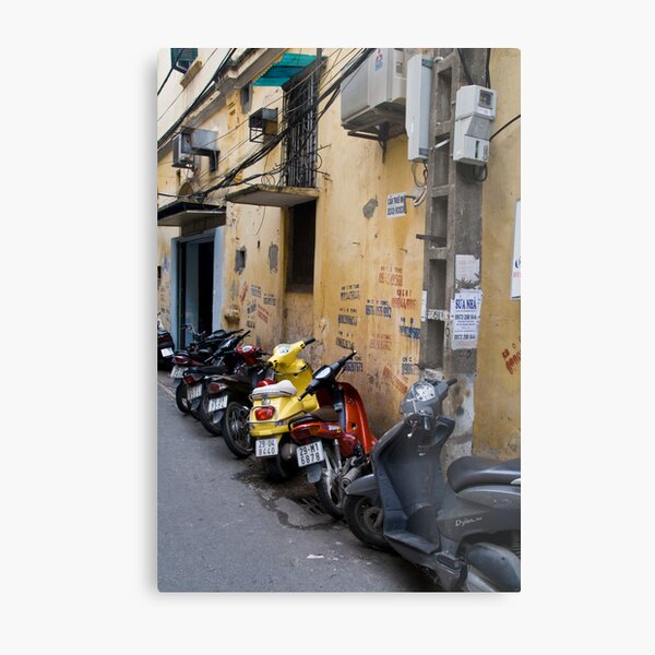 Motorbikes (Ha Noi, Viet Nam) Metal Print
