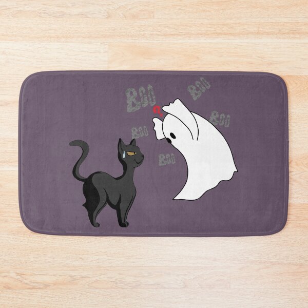 Item preview, HALLOWEEN not so scared cat sour plum  designed and sold by UgaMaru.