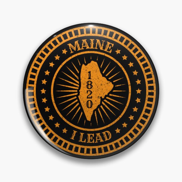 Item preview, Maine State - Motto Map ME - I Lead designed and sold by Ranggasme.