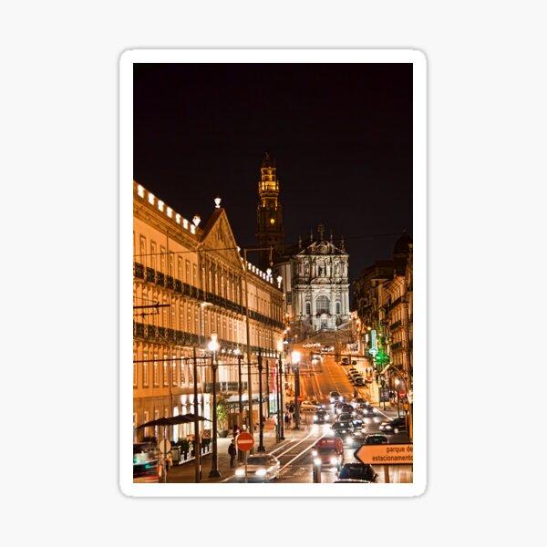 Item preview, Portugal. Porto. Clérigos Church at night. designed and sold by vadim19.