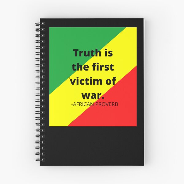 Item preview, African Proverbs: Truth is the first victim of war. designed and sold by AfricanProverbs.