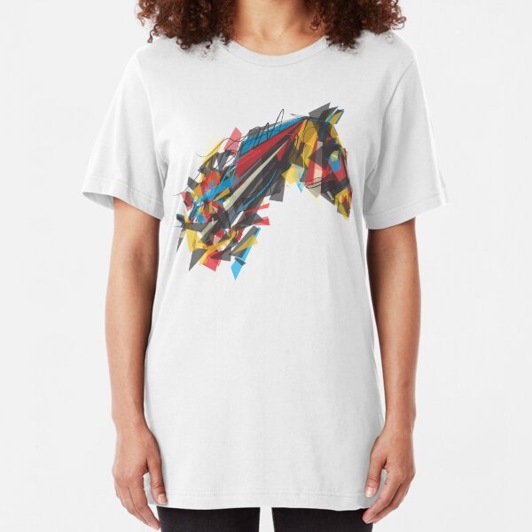 beygir (horse) Slim Fit T-Shirt