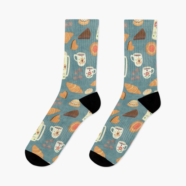 Item preview, Cozy Coffee Break in Blue designed and sold by Booneb.