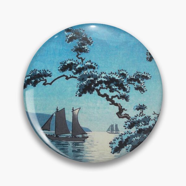 Item preview, Sailboats at Sunset in Maiko by Tsuchiya Koitsu  designed and sold by TeeARTHY.