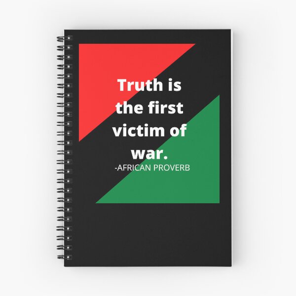 Item preview, African Proverbs: Truth is the first victim of war designed and sold by AfricanProverbs.