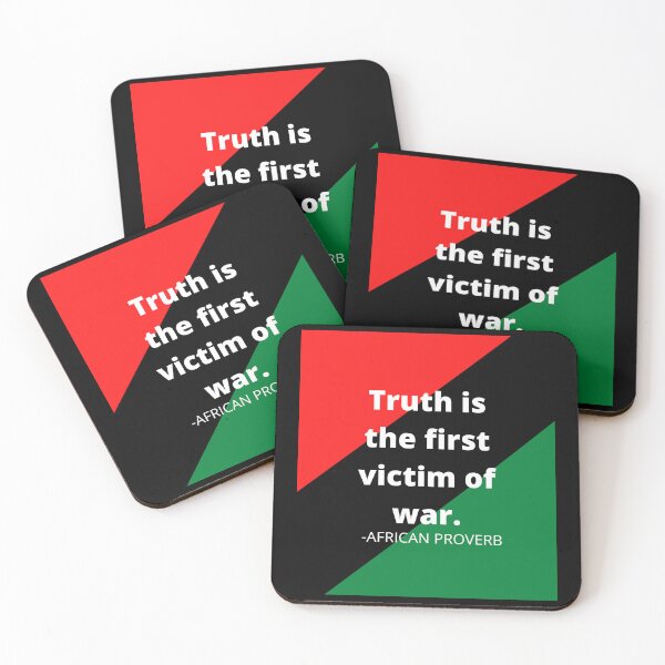 Item preview, African Proverbs: Truth is the first victim of war designed and sold by AfricanProverbs.