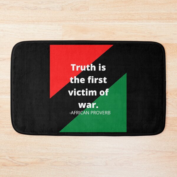 Item preview, African Proverbs: Truth is the first victim of war designed and sold by AfricanProverbs.