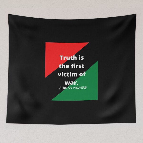 Item preview, African Proverbs: Truth is the first victim of war designed and sold by AfricanProverbs.