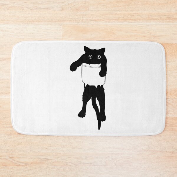 Item preview, Hang loose black cat pocket art Classic  designed and sold by aivitafajanm.