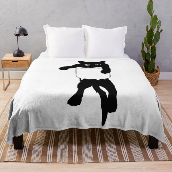 Item preview, Hang loose black cat pocket art Classic  designed and sold by aivitafajanm.