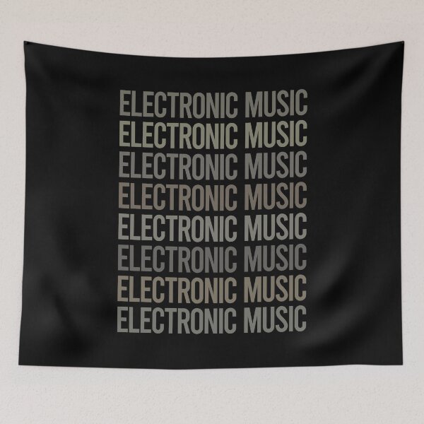 Item preview, Gray Text Art Electronic Music designed and sold by TarynBrown3126.