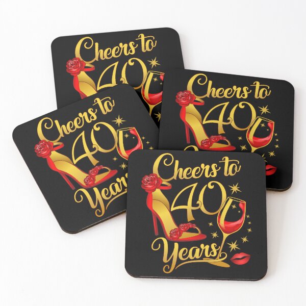 Item preview, 40th Birthday. Cheers to 40 years women’s, ladies designed and sold by iclipart.