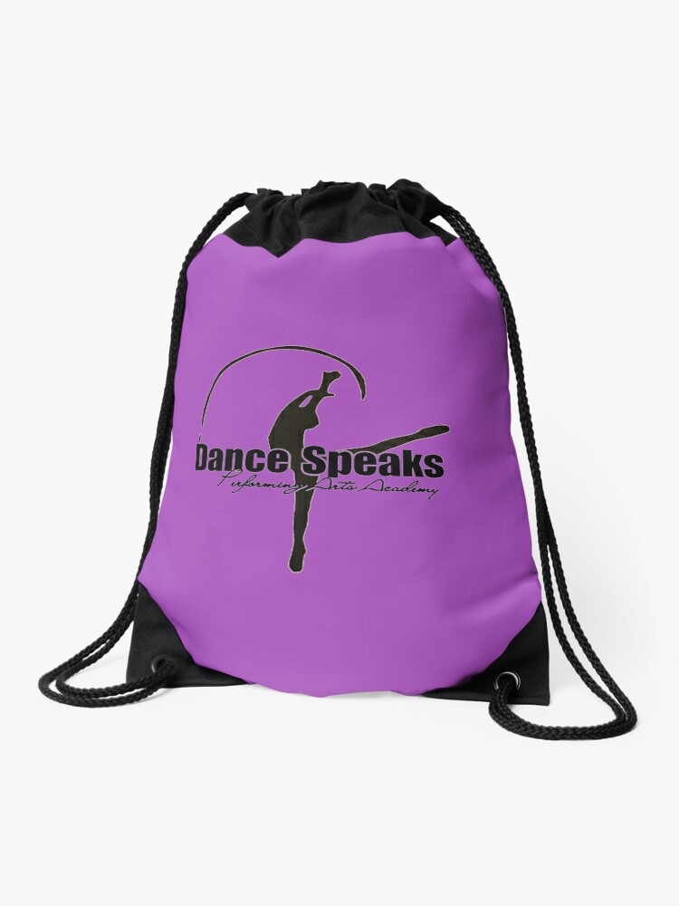 Thumbnail 1 of 3, Drawstring Bag, Dance Speaks Performing Arts Academy Logo Collection designed and sold by SJHallredb.