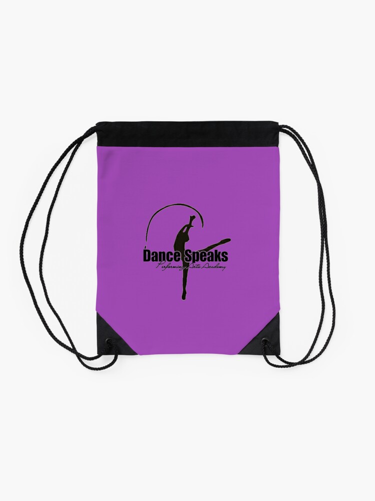 Thumbnail 2 of 3, Drawstring Bag, Dance Speaks Performing Arts Academy Logo Collection designed and sold by SJHallredb.