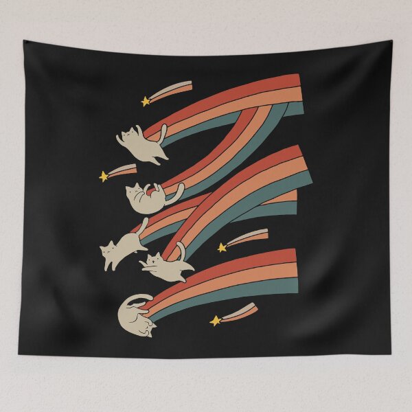 Item preview, The Shooting Star Cats designed and sold by ilovedoodle.