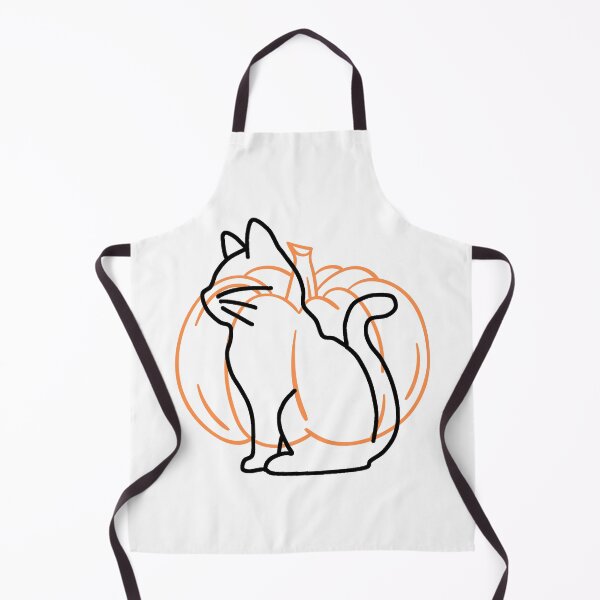 Item preview, A sinister cat protects her pumpkin as she purrs for Halloween. designed and sold by Amadej.