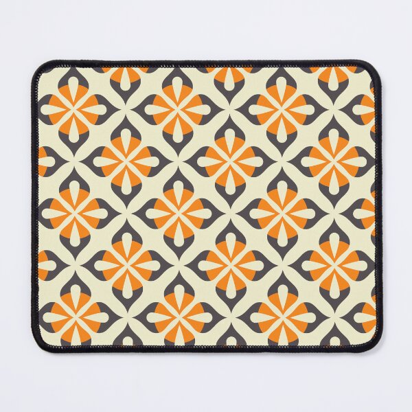 Item preview, 2033 - retro geometrics, orange designed and sold by RouCouCou.